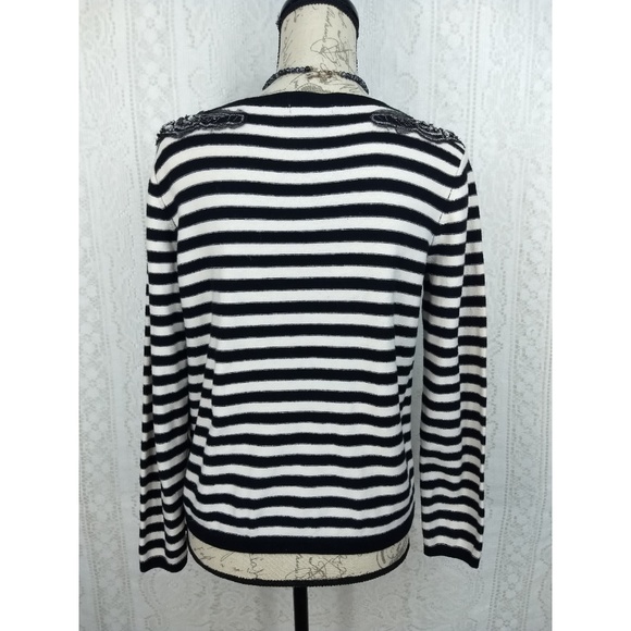 H&M Long Sleeve Striped Sweater Size Small - Picture 2 of 5